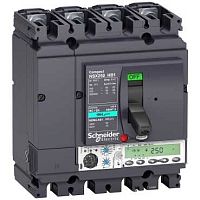 Автоматический выключатель 4П MIC5.2E 100A NSX250HB1 (75кА при 690B) | код. LV433549 | Schneider Electric 